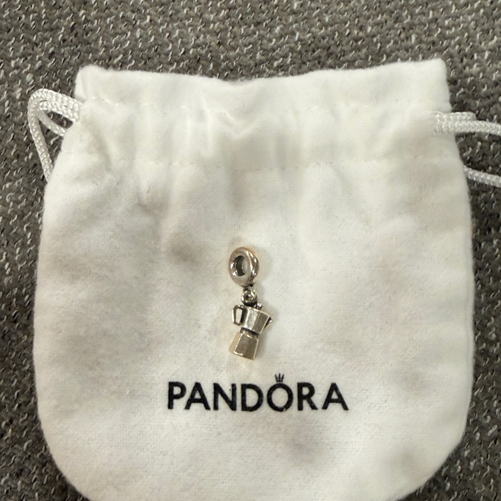 Pandora Silver Coffee Pot Charm